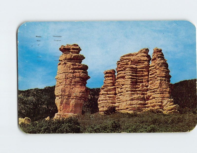 Postcard Cathedral Rock on grounds of the Air Force Academy, Colorado