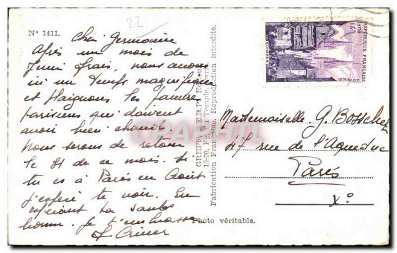 Old Postcard Remembrance Ploumanac pm