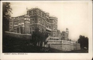 Paterson New Jersey NJ Lambert Castle c1905 Real Photo Postcard #1