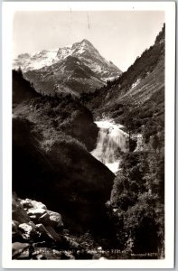 Bad Gastein Austria Barentall Mit Scherreck Mountain Real Photo RPPC Postcard