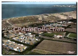 Postcard Old St Gilles sur Vie Camping Sablais Aerial view