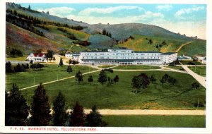 Yellowstone National Park Mammoth Hotel Curteich