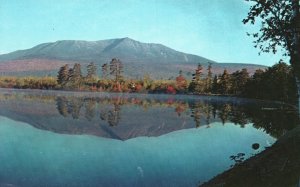 Postcard Mt. Katahdin First Mountain In Us To Receive Rays Of Morning Sun Maine