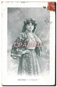 Postcard Old Clairvoyance Cartomancy Folklore Miloska The seer