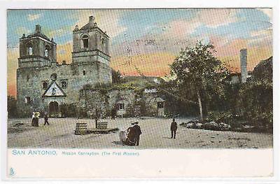 Mission Conception San Antonio Texas Tuck postcard