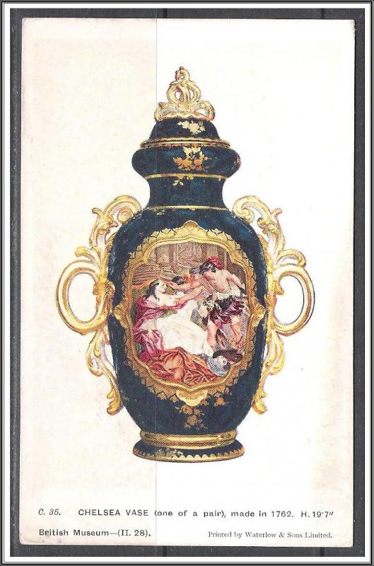 England London Chelsea Vase From British Museum - [FG-175]