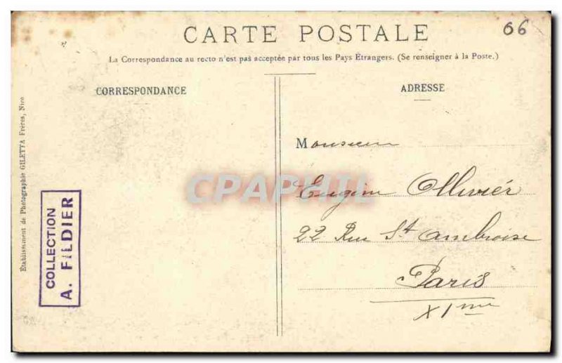 Old Postcard Monte Carlo Cafe de Paris