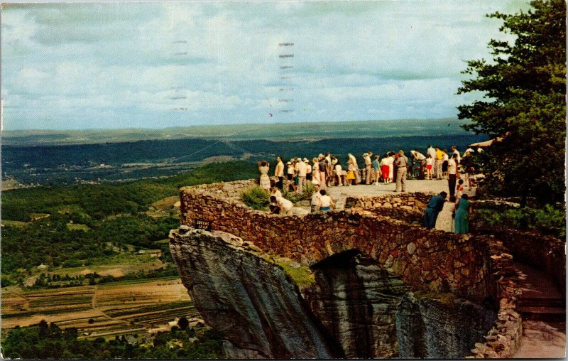 Vtg Lovers Leap Rock City Lookout Mountain Chattanooga Tennessee TN Postcard