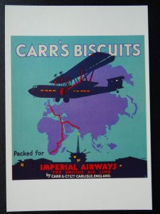 Swansea Mumbles Railway Advert Card J.D. CARR'S BISCUITS c1970s Postcards