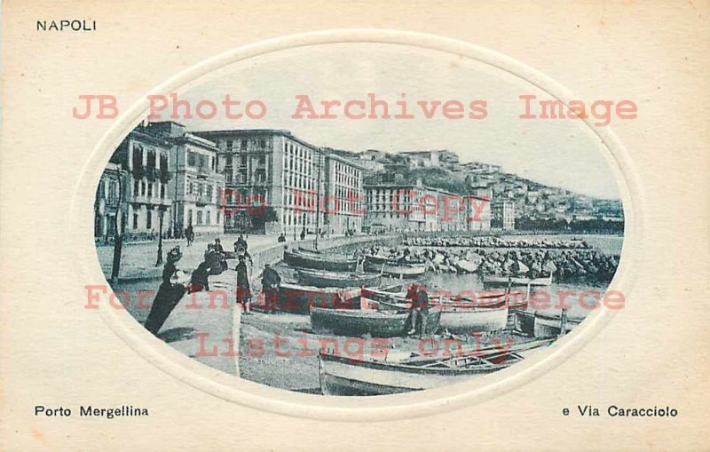 8 Postcards of Italy, Napoli, Naples, Scenic View Collection