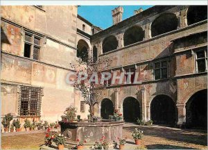 Modern Postcard Chateau Court of Aosta Valley Issogne castle in Grenadier I F...