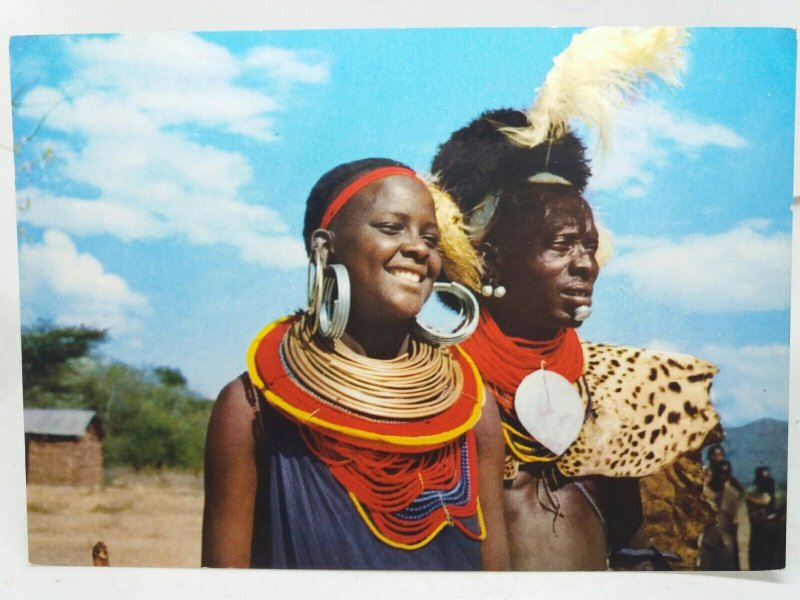 Turkana East Africa Vintage Postcard