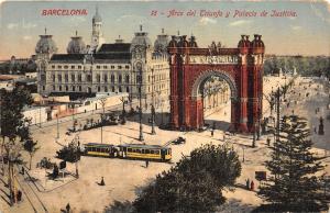 Br33405 Barcelona Arco del Triunfo y Palacio de Justicia spain