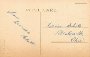 LP29 Easter Postcard Rooster Hunting Chicks Gel finish