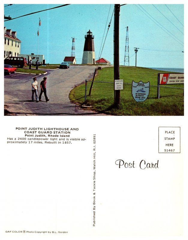 Point Judith Lighthouse and Coast Guard Station, Point Judith, Rhode Island 8103