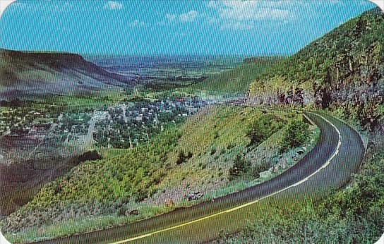 Golden Clear Creek Valley And Part Of The Table Mountain Road In Denver Mount...