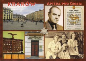 JUDAICA Krakow Poland,.Ghetto Square, Righteous Christian, Holocaust Related