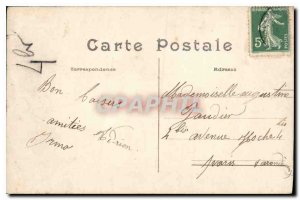 Postcard Old Man Birthday Flowers