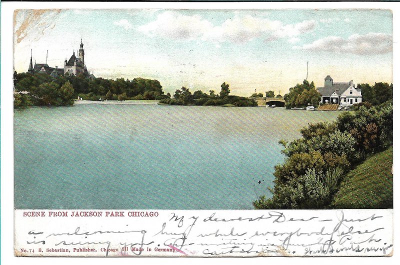 Chicago, IL - Scene From Jackson Park - 1906