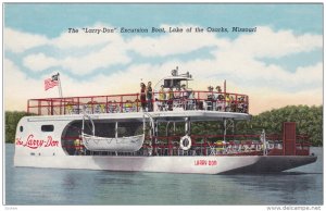 MISSOURI, 1900-1910's; The Larry Don Excursion Boat, Lake Of The Ozarks