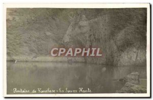 Old Postcard Fontaine de Vaucluse High Source