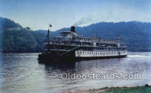 Delta Queen Steamboat, Ship Unused glue on back corners are square