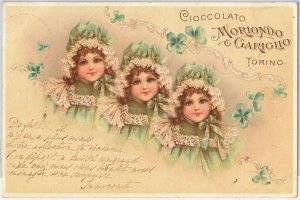 53221 - Vintage ADVERTISING POSTCARD - TURIN - Chocolate MORIONDO GARIGLIO-