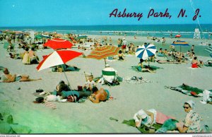 New Jersey Asbury Park Sun Bathers On The Beach