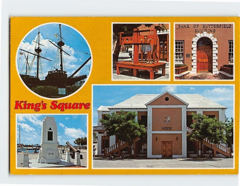 Postcard Attractions in King's Square Bermuda British Overseas Territories