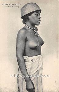 Jeune Fille Zafimanry African Nude Unused 