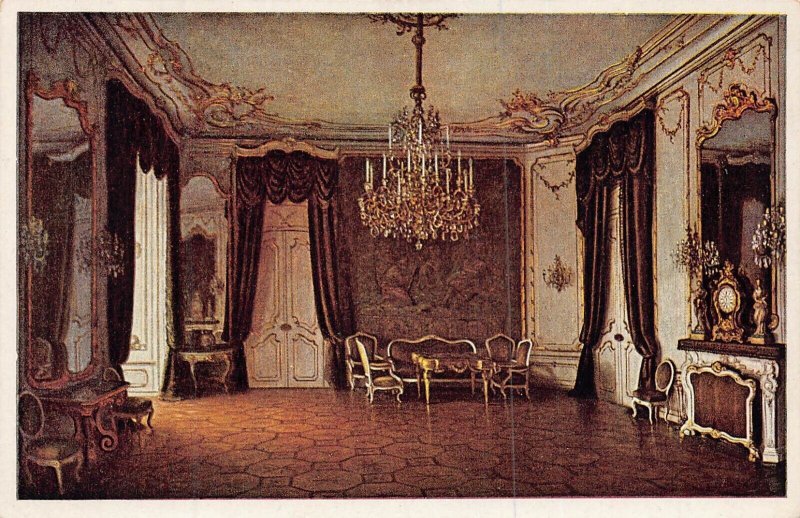 WIEN VIENNA AUSTRIA~OLD IMPERIAL CASTLE-INTERIOR VIEWS-LOT OF 4 POSTCARDS