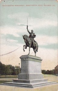 Illinois Chicago Washington Monument Washington Park 1908