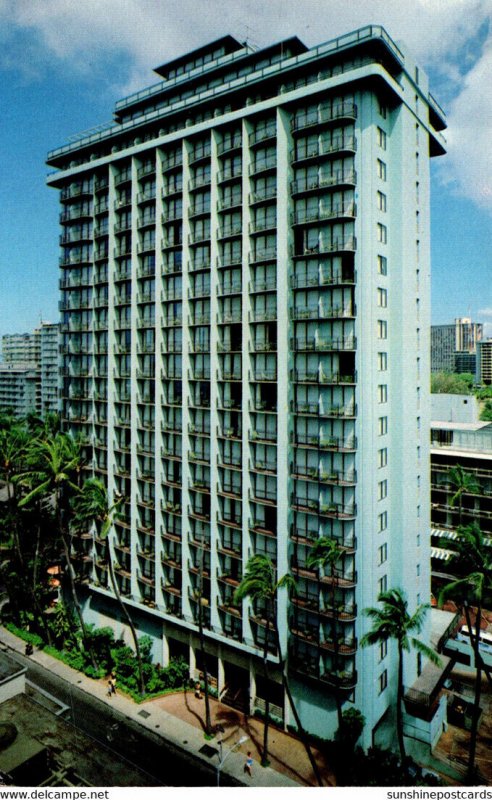 Hawaii Waikiki Beach The Waikiki Tower Of The Reef Hotel