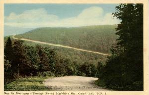 Canada - Quebec, Gaspe. Through Riviere Madeleine Mountains