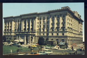 San Francisco, California/CA Postcard, The Fairmont Hotel, 1950's Cars