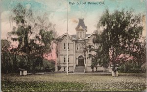 Aylmer Ontario High School c1927 Postcard E87