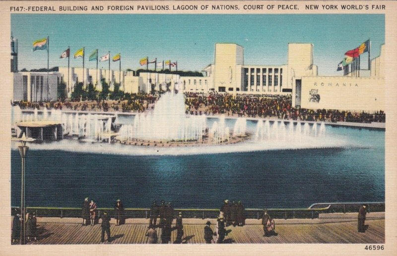 New York World's Fair 1939 Lagoon Of Nations sk1926