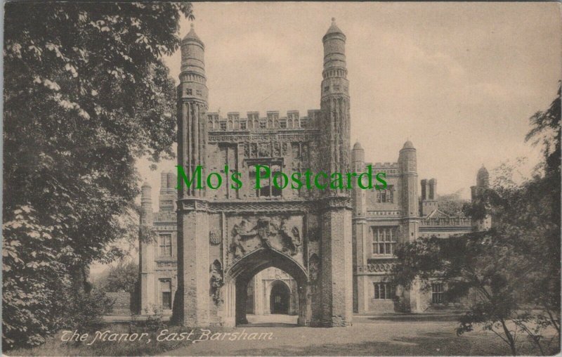 Norfolk Postcard - The Manor, East Barsham   RS26639   