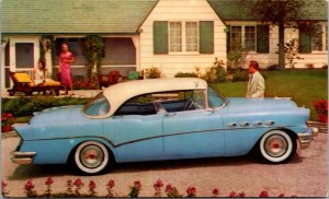 Advertising Postcard 1956 Buick 73 Roadster 4-Door Riviera Automobile