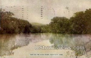 View on the Sioux River - Sioux City, Iowa IA