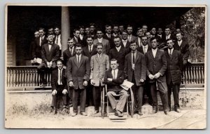 University Place NE Mens Boarding House Wheelchair Gorham Family Postcard A22