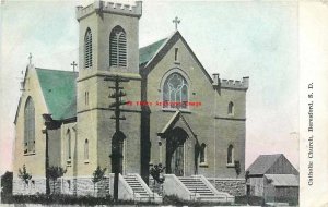 SD, Beresford, South Dakota, Catholic Church, Exterior View, 1908 PM 