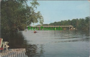 Canada Postcard - Nottawasaga River at Wasaga Beach, Ontario RS31170