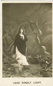 Lead Kindly Light, 1905 used real photo Postcard 