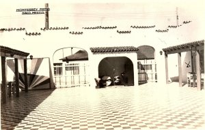 1930s NACO MEXICO MONTERREY PATIO PHOTOGRAPH TARJETA KODAK RPPC POSTCARD P1280