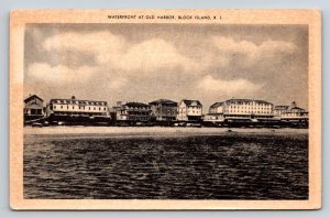 Block Island   Rhode Island  Postcard