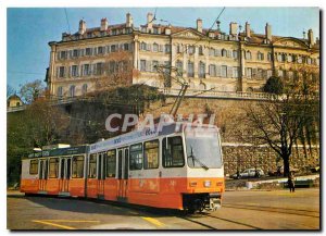 Modern Postcard Geneva public tranports Motor No. 741