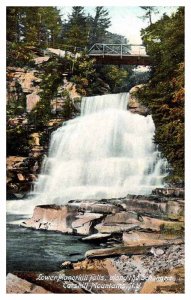 Postcard BRIDGE SCENE Catskill Mountains New York NY AS9078