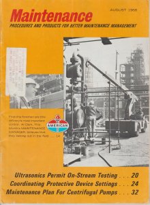Maintenance Magazine August 1968 Procedures & Products for Better Maintenance