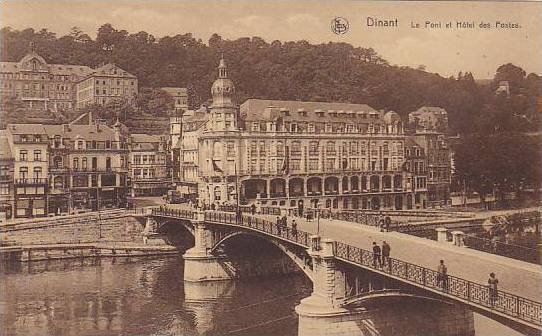 Belgium Dinant Le Pont et Hotel des Postes